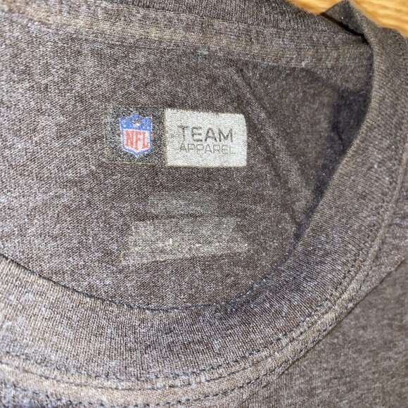 Philadelphia Eagles Carson Wentz 11 NFL Team Apparel T-Shirt Large Gray - Picture 3 of 7